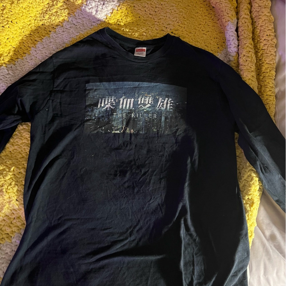 The killer supreme, long sleeve navy T-shirt